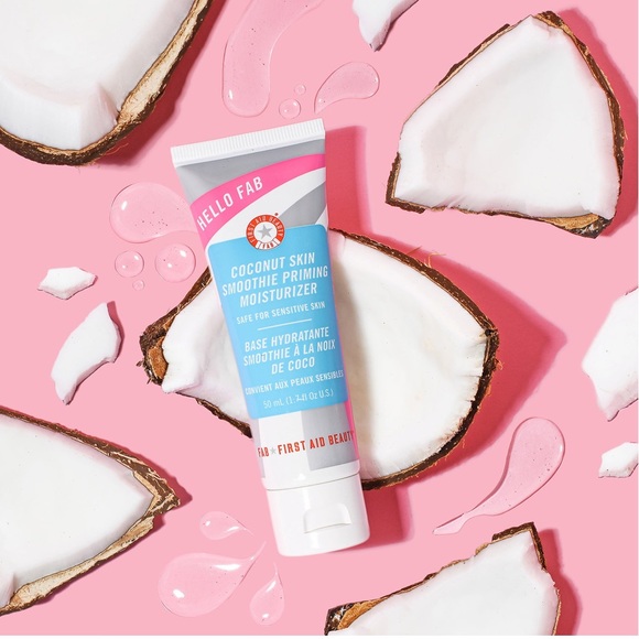 🥥First Aid Beauty Hello FAB Coconut Skin Smoothie Priming Moisturizer - Picture 1 of 10